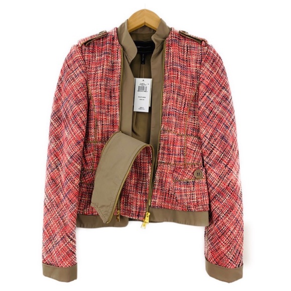 NWT Stunning Woven Twill Jacket - Picture 7 of 8